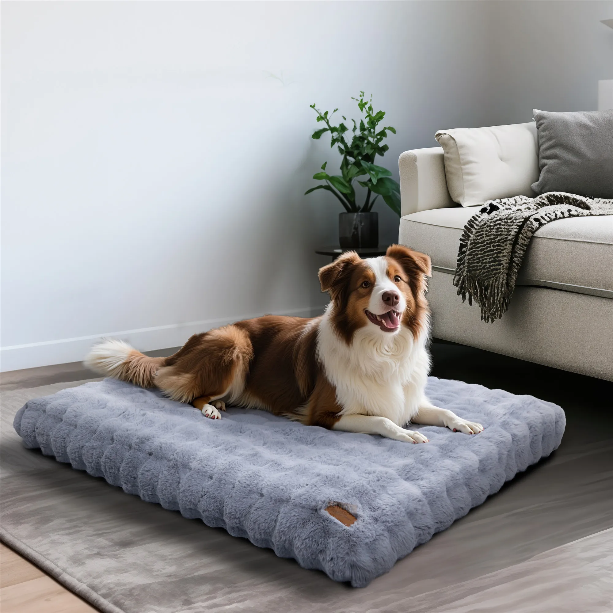XL 105x70x12cm Grey