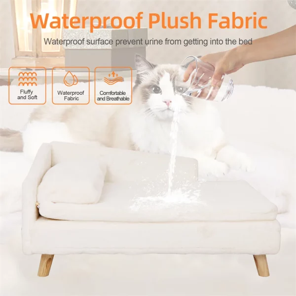 Dog couch, easy assembly, pet comfort, minimalist design