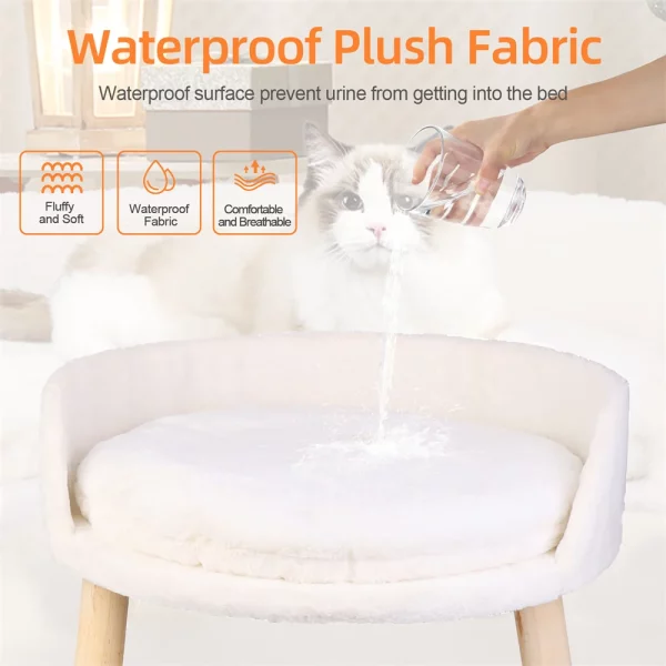 Stylish pet furniture for cats and dogs, complementing home decor