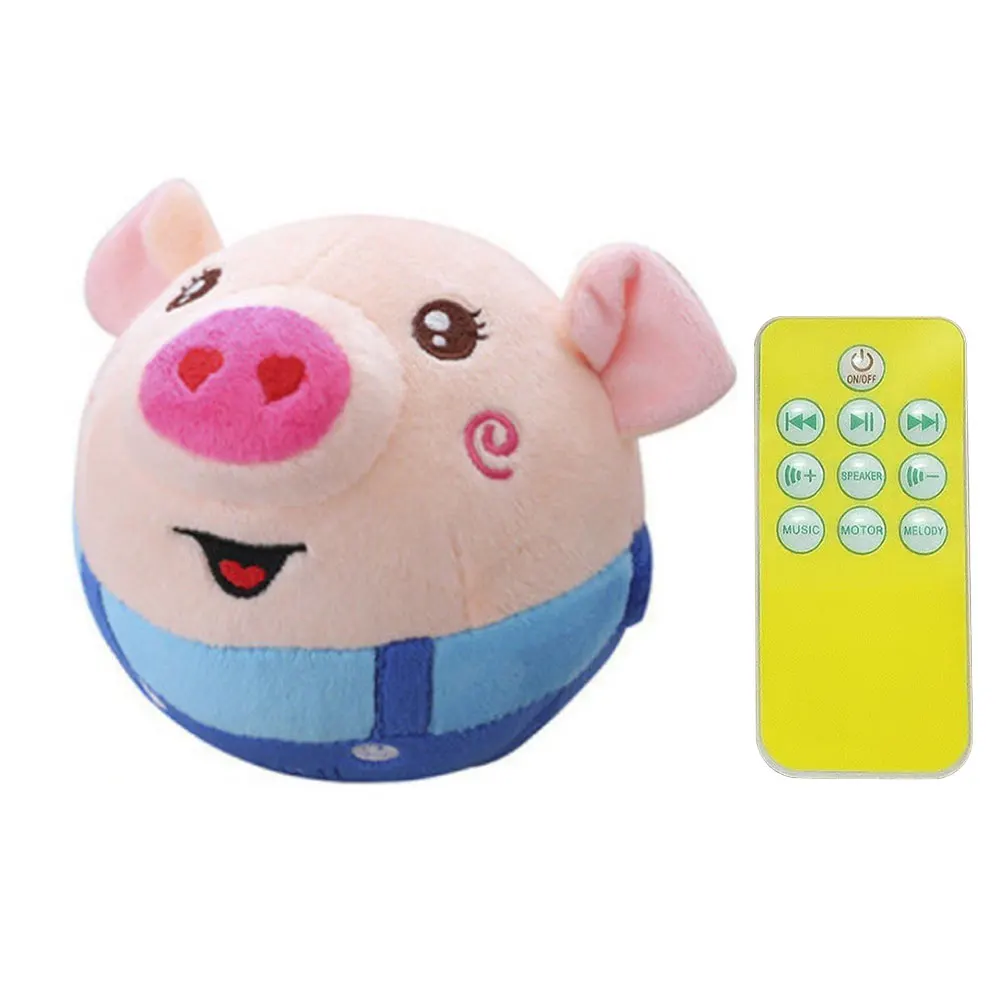 Smiling Blue Pig