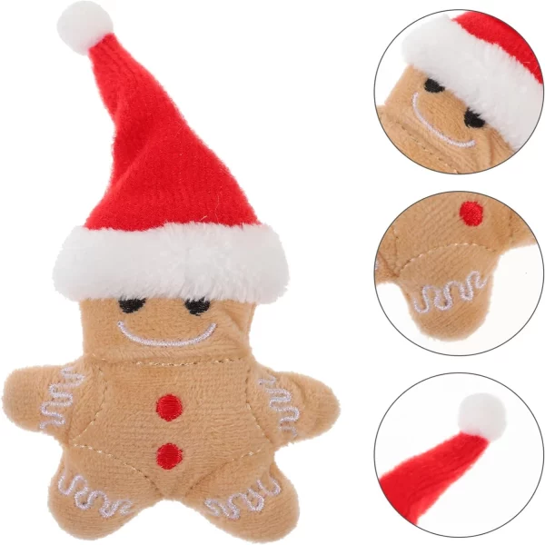 Squeaky pet toy shown from a side angle, highlighting its shape.