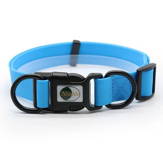 light blue collar