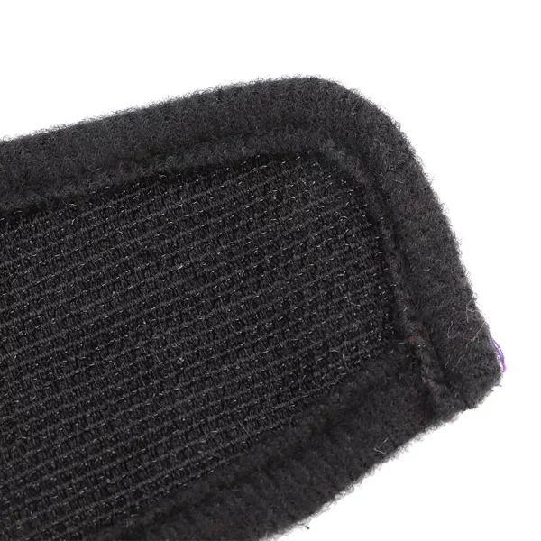 Close-up of the adjustable straps on the small pet harness