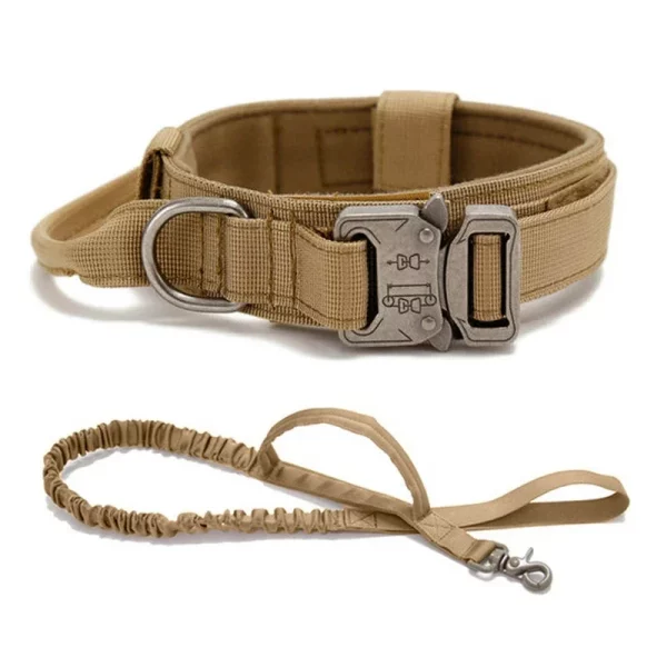 Close-up of the tactical dog collar buckle mechanism