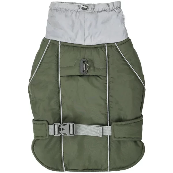 New Autumn and Winter Pet Dog Clothes Thickened Dog Cotton Clothes Outdoor Waterproof Dog Clothes Jacket Vest Pet