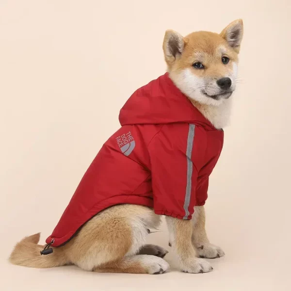 Durable stitching and soft material of dog winter jacket