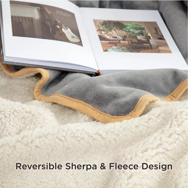 Grey pet blanket protecting a car seat