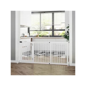 DIY Pet Playpen for Rabbits, Chinchillas, Hedgehogs, and Guinea Pigs - Expansive Folding Enclosure for Small Pets,