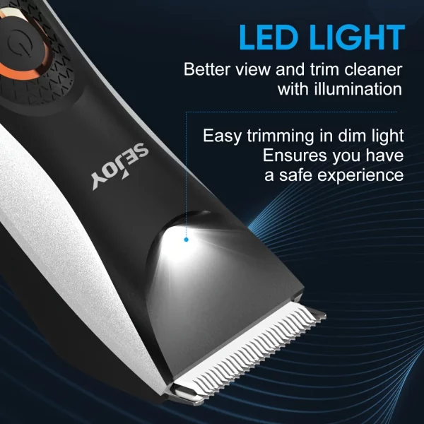 Pet hair clippers in use on a dog's paw