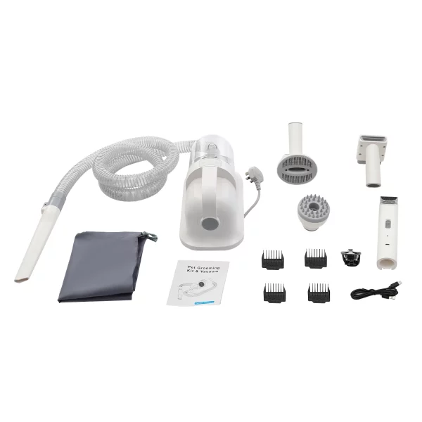 Various grooming attachments for dog clippers