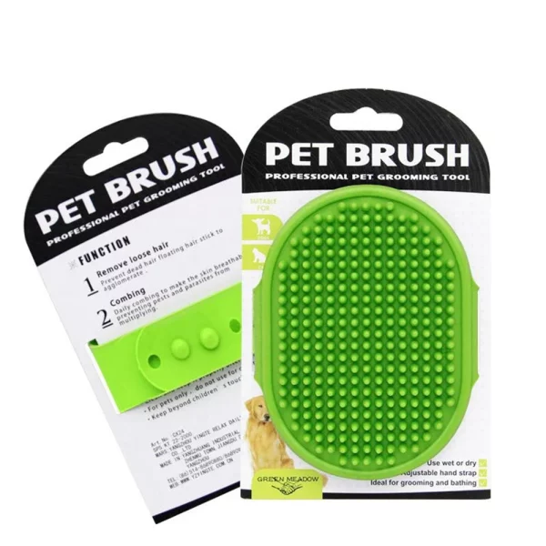 Pet Dog Cat Bath Brush Comb Rubber Glove Hair Fur Grooming Massage Brush Cleaning Gloves For Dog Cat Pets Washing