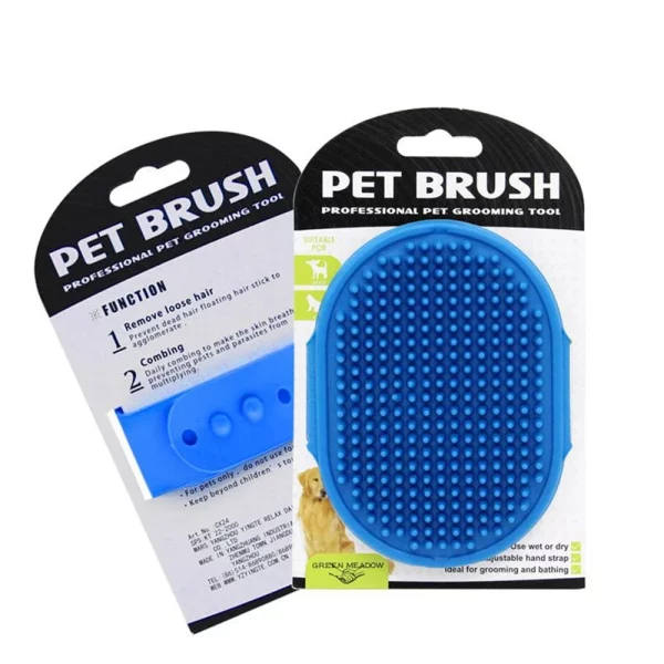 Pet Dog Cat Bath Brush Comb Rubber Glove Hair Fur Grooming Massage Brush Cleaning Gloves For Dog Cat Pets Washing