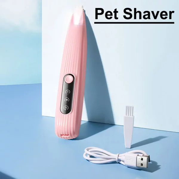 Ergonomic Cat Paw Trimmer held in hand, showing its compact size