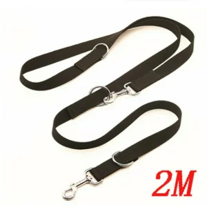 Adjustable Dog Leash for Halti Training, Lead Belt, Hand-Free, Double Ended Police Style for Puppy Walking and Running,