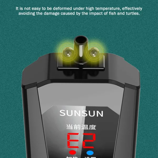 The detachable protective cover of the submersible fish tank heater
