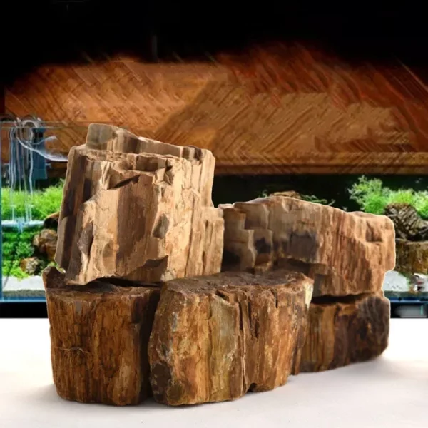 A 500g pack of natural aquarium stones showcasing their unique forms