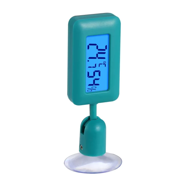 Digital Aquarium Hygro-Therm Reptile Thermometer with Suction Cup Thermometer Humidity Gauge Reptier Accessoires for