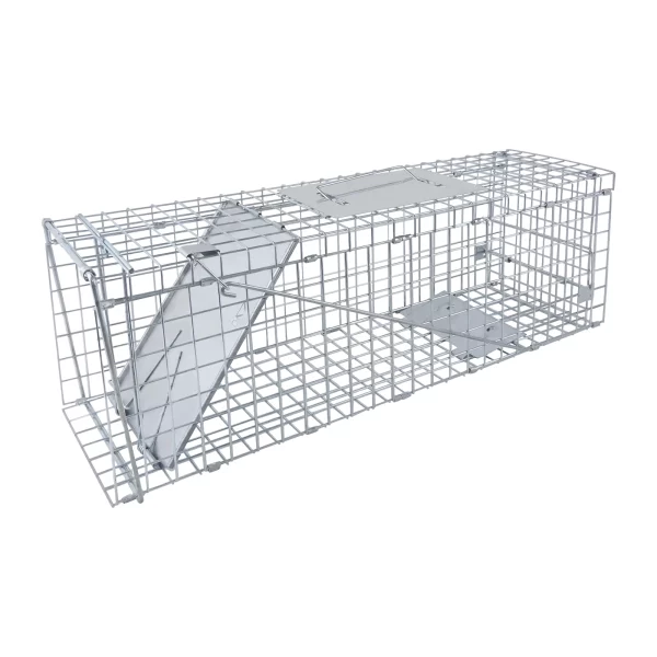 Large Humane Rat Trap Cage Catcher Reusable Rodent Trap Indoor Outdoor Garden Kitchen Use Galvanised Mesh Live Animal