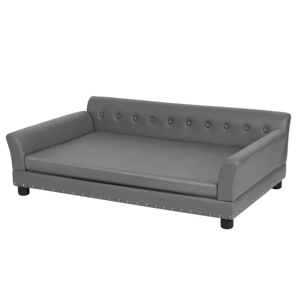 Dog sofa bed in a stylish living room setting