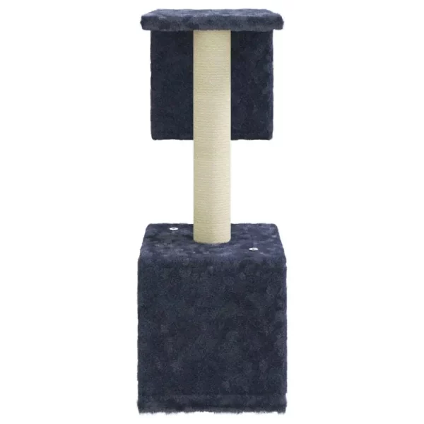 Cat tree with sisal scratching surfaces, ideal for feline exercise