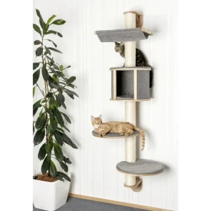 Cat Tree, Dolomit Tofana Wall-Mounted Cat Tree, 168 X 75 Cm, Cat Tree, UNITED KINGDOM