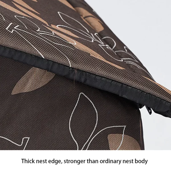 Detail of the durable Oxford cloth material