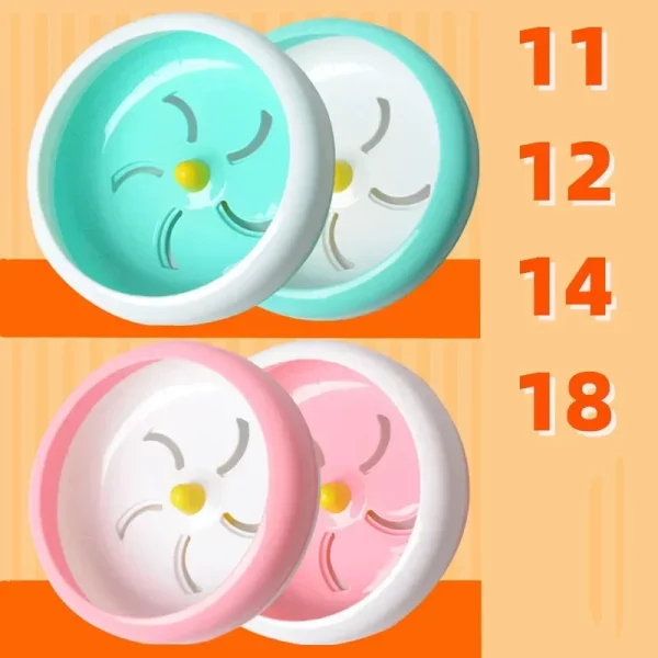Hamster wheel, side profile, highlighting silent design