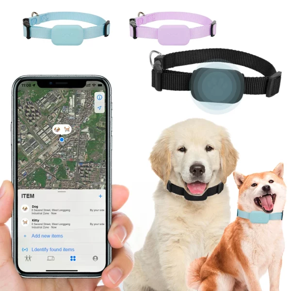 Close-up of the mini GPS tracker unit