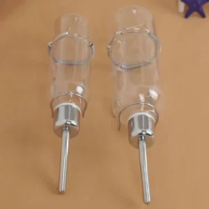 Transparent Pet Self Water Feeder Bottle Hanging Drinking Fountain For Rabbits Hamster Watering Supplies Small Animals