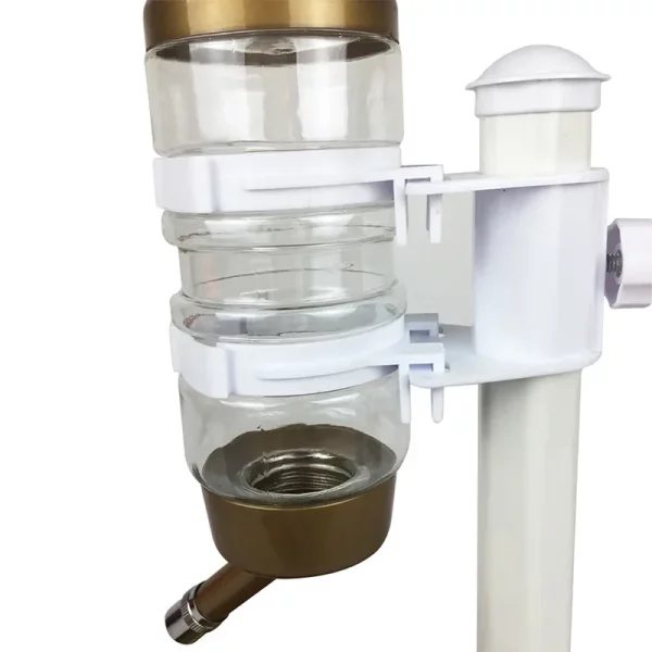 Automatic pet drinker, underside view showing non-slip base