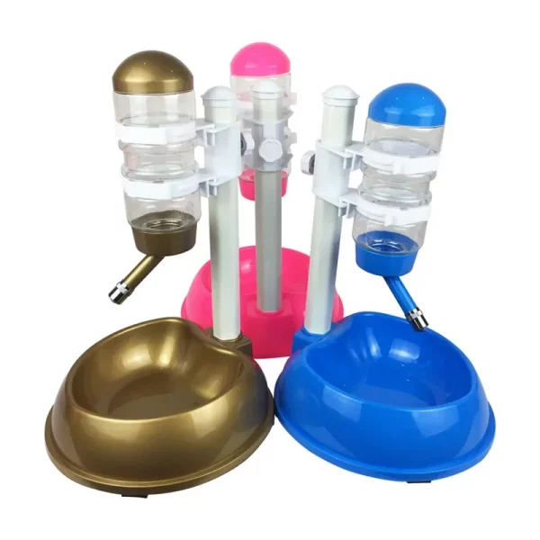 Automatic pet drinker, close-up of ball water dispenser