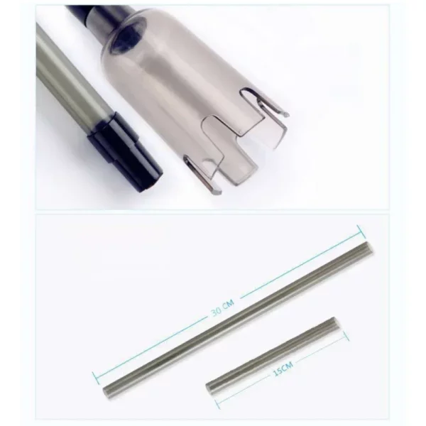 Ergonomic handle and battery compartment of fish tank water changer