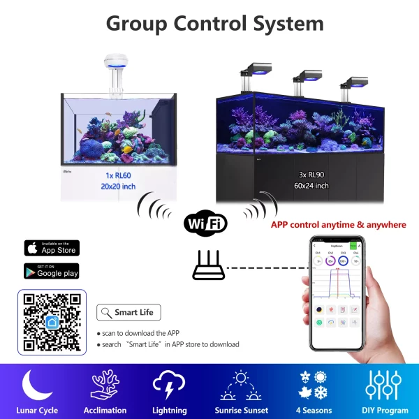 Screenshot of the intuitive mobile app interface for WiFi control.
