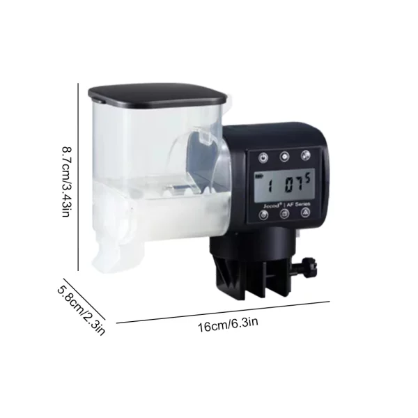 Contents of the automatic fish feeder package