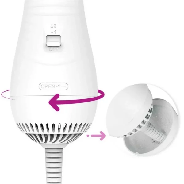 Pet grooming dryer with UK plug adapter