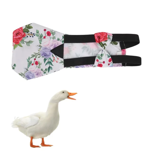 Pet chicken diaper with inner pocket for absorbent pads