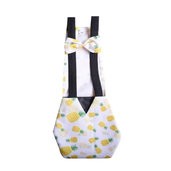 Duck Diapers Goose Flight Suits, Washable Nappy with Elastic Band, Bowknot Design,Cute Chicken Physiological Pants, Pet