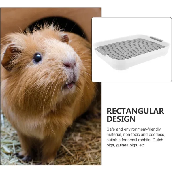 Close-up of durable PP plastic material on litter box